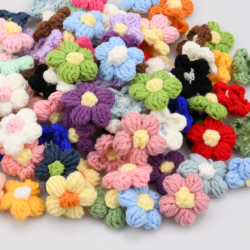 Apliques de Flores de Crochê F - Craft Embellishments avaliação e preço