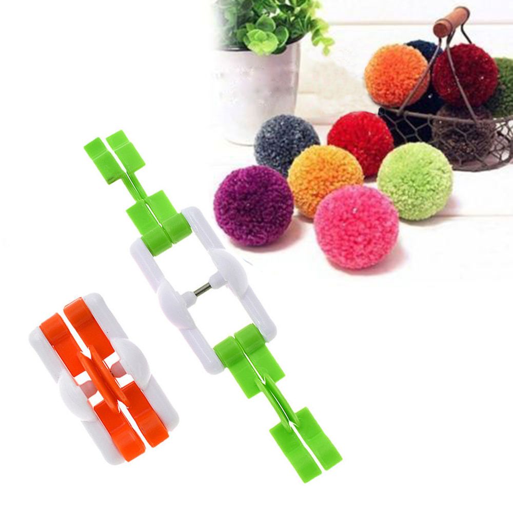 2 pçs/lote moda agulha artesan - Pom Pom Maker Tool avaliação e preço