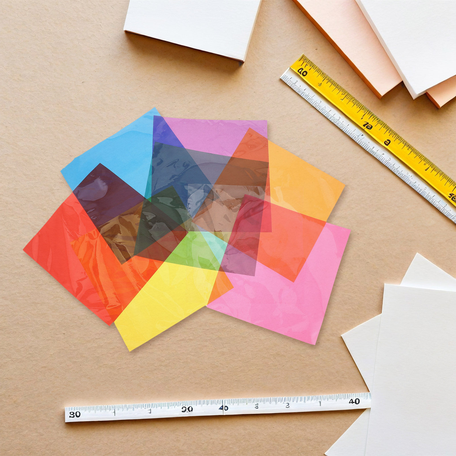 90 Folhas de Papel Celofane Co - Craft Embellishments avaliação e preço