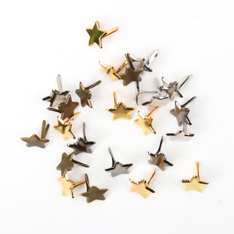 Mixed Metal Star Brad Studs pa - Embellishments For Scrapbooking avaliação e preço