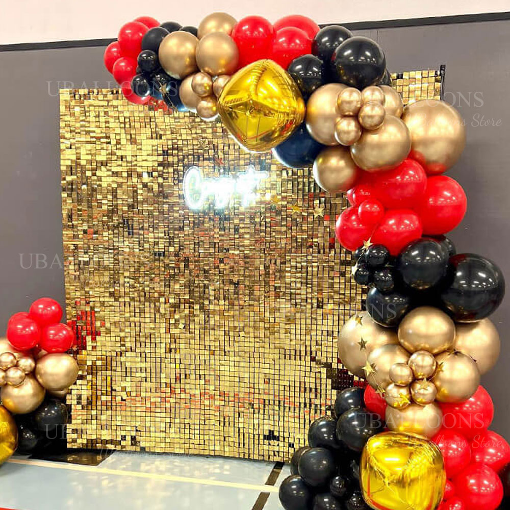 Painéis de cenário champanhe d - Sequin Fabric Panel avaliação e preço