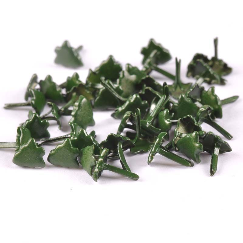 50 pçs mini árvore de natal br - Embellishments For Scrapbooking avaliação e preço