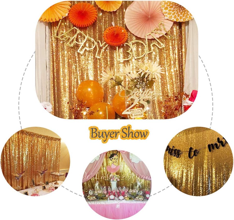 Cortinas de Fundo com Lantejou - Sequin Fabric Panel avaliação e preço