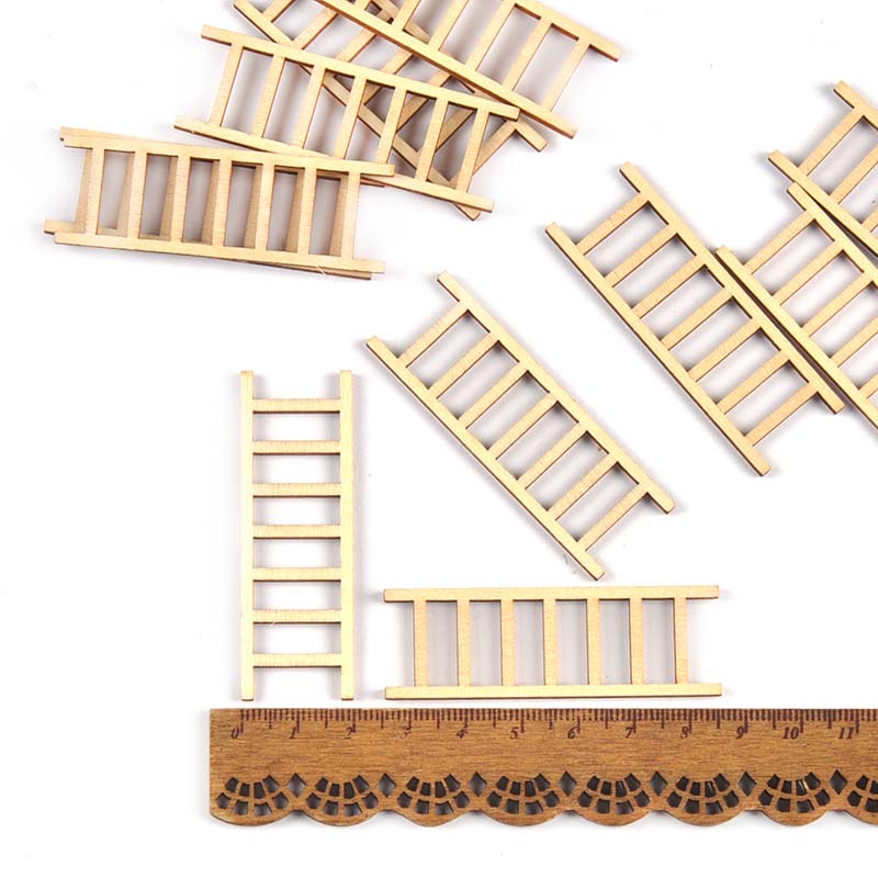 20 pçs/lote 20x60mm escada nat - Craft Embellishments avaliação e preço