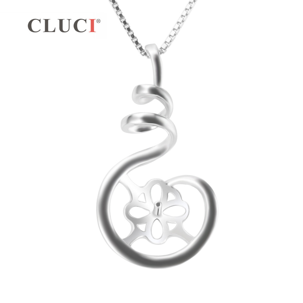 Cluci 925 pingente de prata es - Pearl Trim Chain avaliação e preço