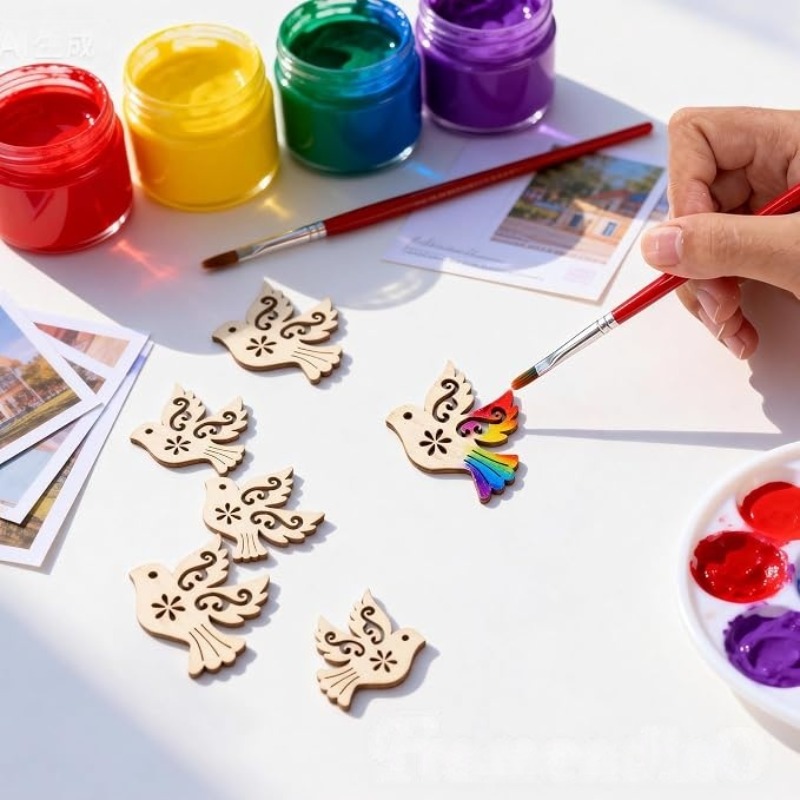 50 Peças de Recortes de Madeir - Embellish Craft avaliação e preço