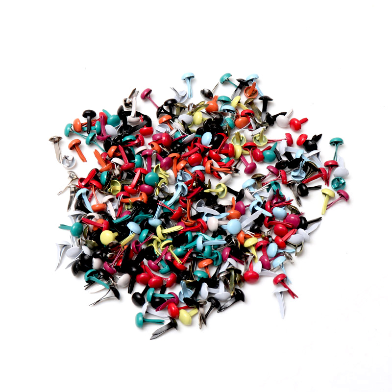 Conjunto de 100 Brads Redondos - Embellishments For Scrapbooking avaliação e preço
